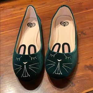 T.U.K. Green Rabbit Shoes Women’s Size 8